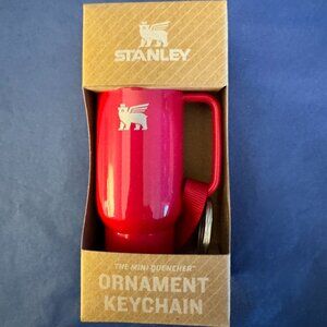 Red Delicious NWT Stanley Water Bottle Keychain Ornament